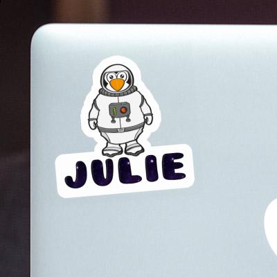 Julie Sticker Astronaut Laptop Image