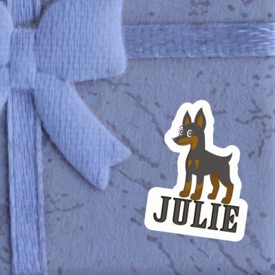 Aufkleber Pinscher Julie Notebook Image