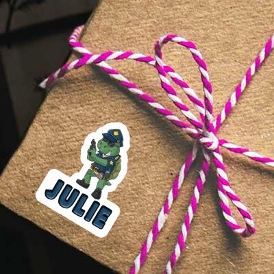 Sticker Julie Polizist Gift package Image