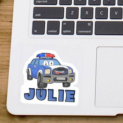 Aufkleber Julie Polizeiauto Laptop Image