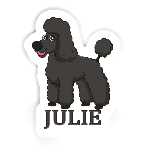 Sticker Poodle Julie Laptop Image