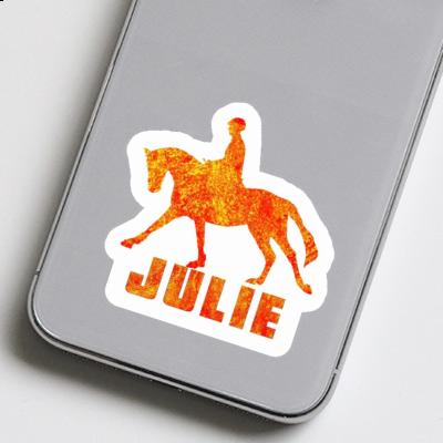 Julie Sticker Horse Rider Laptop Image