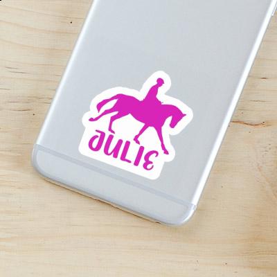 Sticker Julie Horse Rider Image