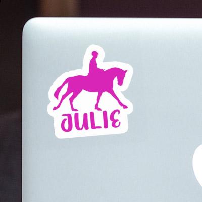 Sticker Julie Horse Rider Laptop Image