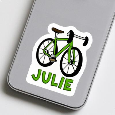 Sticker Julie Bicycle Laptop Image