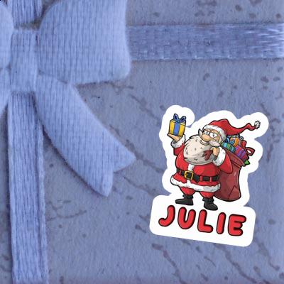 Sticker Santa Claus Julie Gift package Image