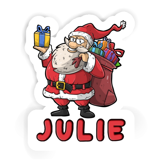 Sticker Santa Claus Julie Laptop Image