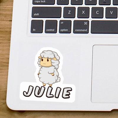 Sticker Julie Sheep Laptop Image