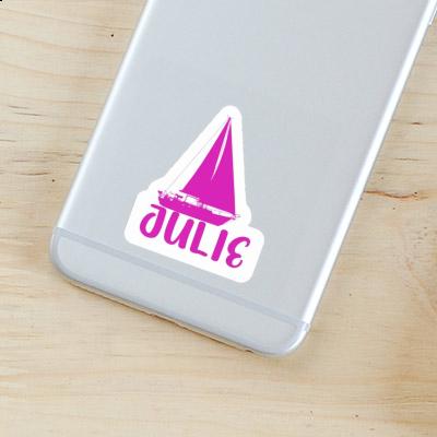 Sticker Julie Sailboat Notebook Image