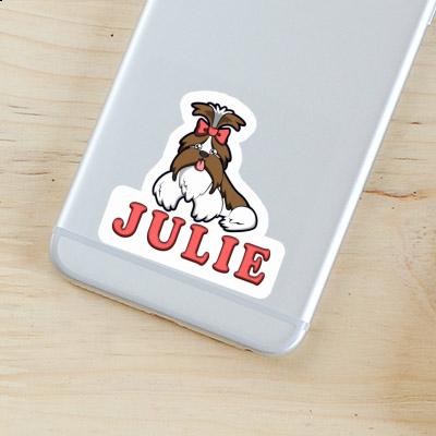 Julie Sticker Shih Tzu Laptop Image