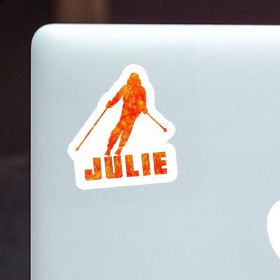 Skifahrerin Sticker Julie Image