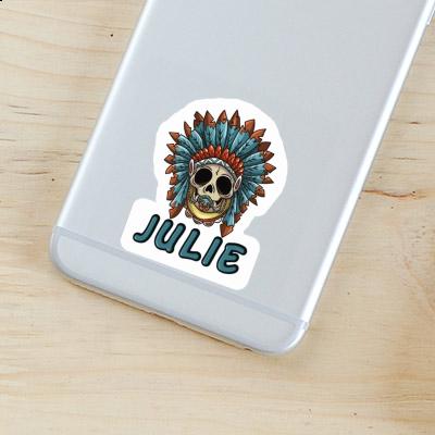 Sticker Julie Baby-Skull Notebook Image