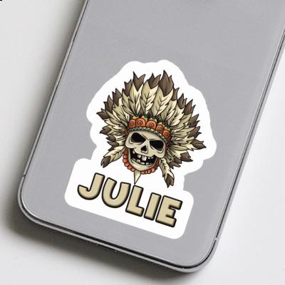 Sticker Julie Skull Notebook Image