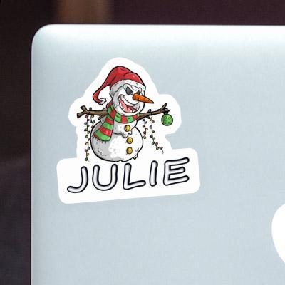 Julie Sticker Snowman Laptop Image