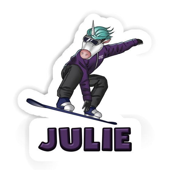 Sticker Julie Snowboarder Image