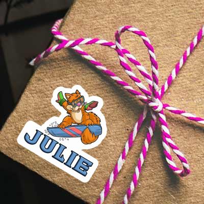 Sticker Snowboarder Julie Image