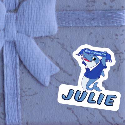 Sticker Julie Dolphin Laptop Image