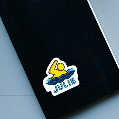 Julie Sticker Swimmer Image