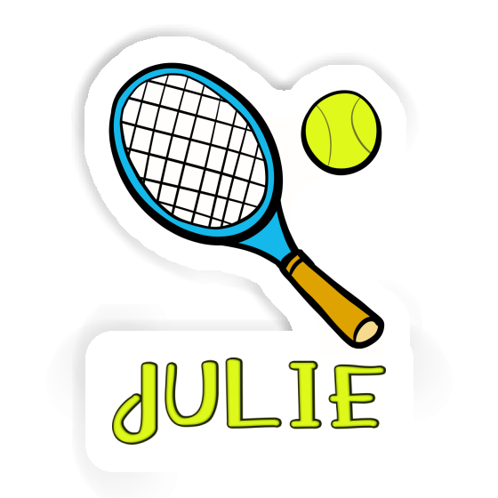 Julie Aufkleber Tennisschläger Notebook Image