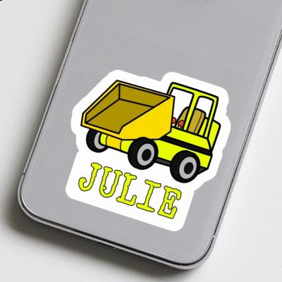 Julie Sticker Front Tipper Image