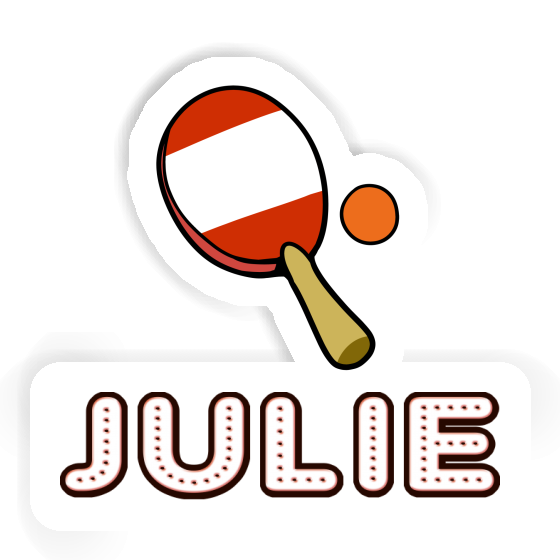 Autocollant Julie Raquette de ping-pong Gift package Image