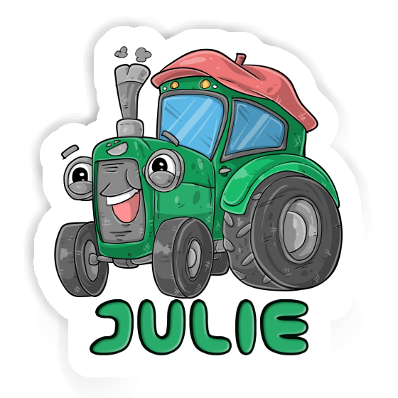 Tractor Sticker Julie Laptop Image