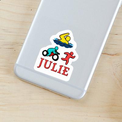 Sticker Julie Triathlete Notebook Image