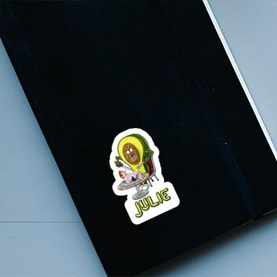 Sticker Avocado Julie Notebook Image