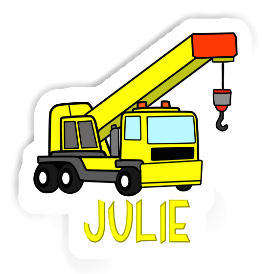 Sticker Julie Vehicle Crane Image