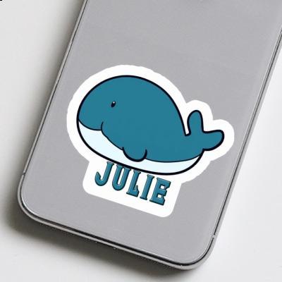 Sticker Whale Fish Julie Notebook Image