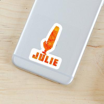 Sticker Julie Windsurfer Laptop Image