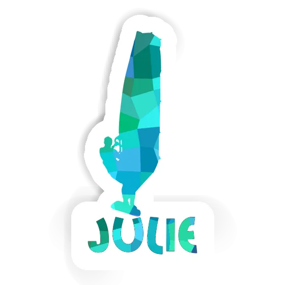 Sticker Windsurfer Julie Notebook Image