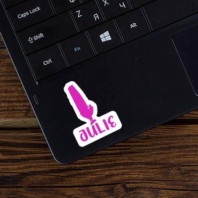 Julie Sticker Windsurfer Laptop Image