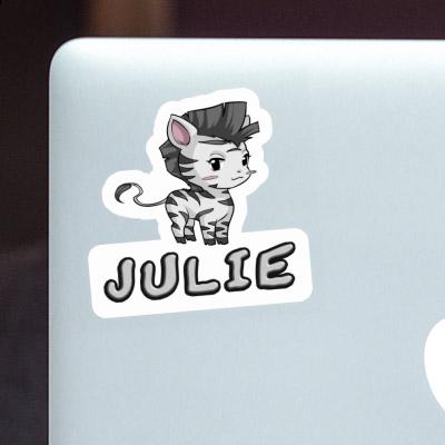 Julie Sticker Zebra Image