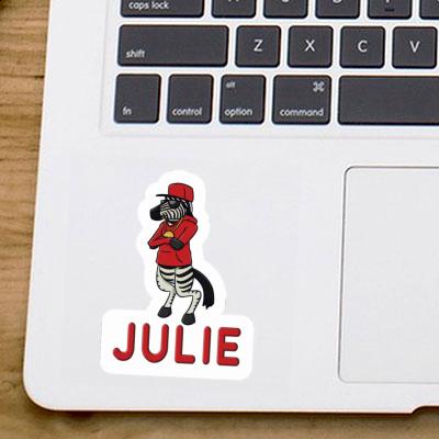 Julie Sticker Zebra Image