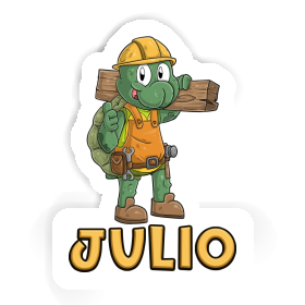 Julio Sticker Construction worker Image