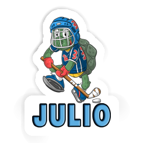 Hockey Player Sticker Julio Image