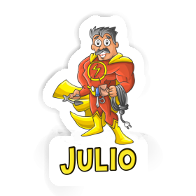 Electrician Sticker Julio Image