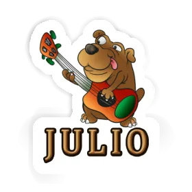 Sticker Guitarist Julio Image