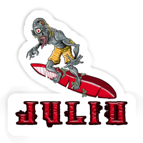 Julio Sticker Surfer Image
