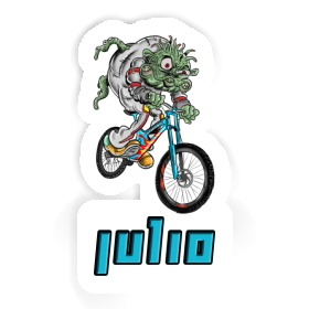 Julio Sticker Downhill Biker Image