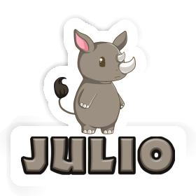 Sticker Rhino Julio Image