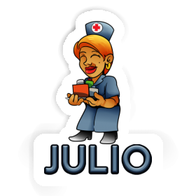 Julio Sticker Nurse Image