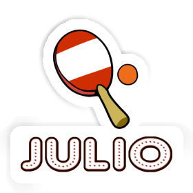 Sticker Julio Table Tennis Racket Image