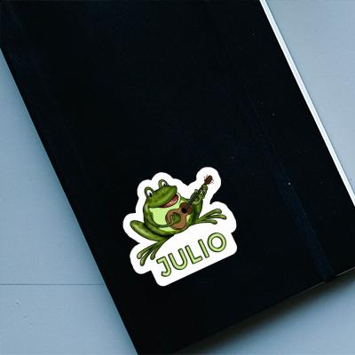 Julio Sticker Guitar Frog Notebook Julio Sticker Guitar Frog Gift package Image