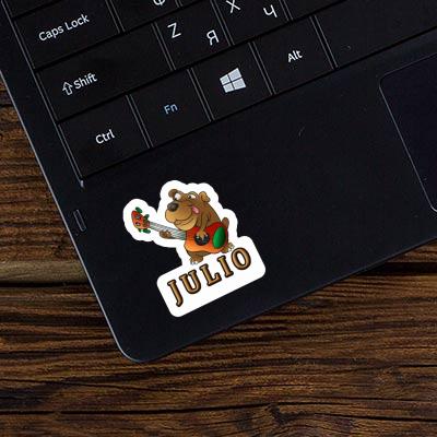 Sticker Guitarist Julio Notebook Sticker Guitarist Julio Gift package Image