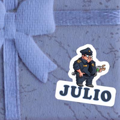 Sticker Julio Police Officer Notebook Sticker Julio Police Officer Notebook Image