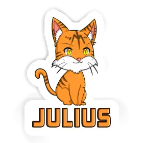 Julius Autocollant Chat Image