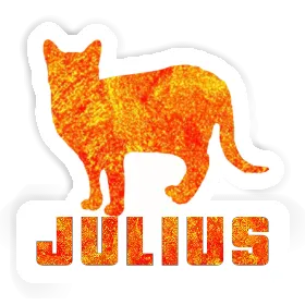 Julius Autocollant Chat Image