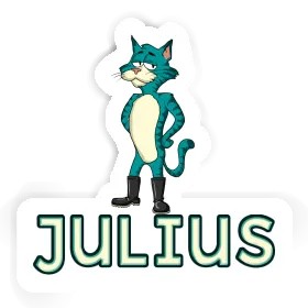 Autocollant Julius Chat Image